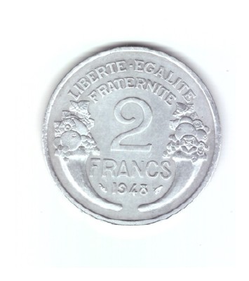 Moneda Franta 2 francs/franci 1948, stare buna, curata foto