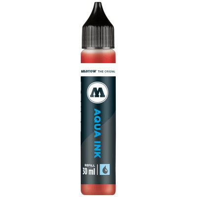 Rezerva marker Molotow Aqua Ink 30 ml vermillion foto