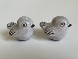 Doua pasari din CERAMICA smaltuita - Studio ceramica SCANDINAVA, anii 1960