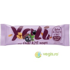 Baton cu Fructe, Nuci si Coacaze Negre fara Zahar Yoli 30g