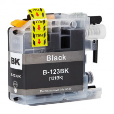 Cartus de imprimante inkjet pentru Brother , LC123BK , Negru , 20 ml , bulk