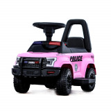 Cumpara ieftin Masinuta electrica de politie Kinderauto Police 30W 6V cu megafon si music player, bluetooth, culoare Roz