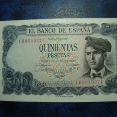 SPANIA 500 PESETAS 1971 AUNC