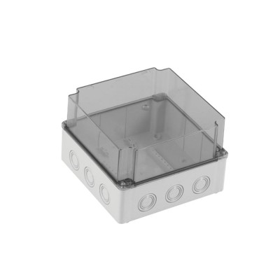 Doza de ramificatie aplicata ABS 210x210x140mm IP67 IK06 transparenta inalta foto