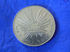Moneda argint 8 Reales 1896 (cr4) foto