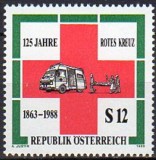 C3270 - Austria 1988 - Aniversari Crucea Rosie neuzat,perfecta stare