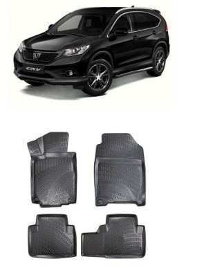 Set Covorase Auto Cauciuc tavita dedicate Honda Cr-V IV (2011-2016) foto