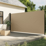 Copertina laterala retractabila, bej, 200x600 cm GartenMobel Dekor, vidaXL