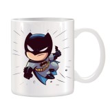 Cana alba ceramica personalizata The Batman, INOVATIX&reg;. 330ml