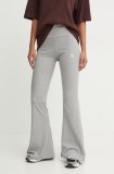 adidas Originals colanți Essential femei, culoarea gri, uni, IY9674