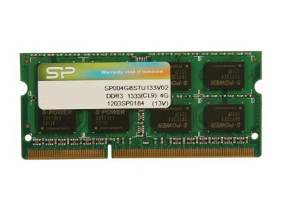 4GB DDR3 204-Pin SO-DIMM Silicon Power 1333 (PC3 10600) foto