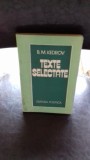 TEXTE SELECTATE - B.M. KEDROV