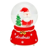 Cumpara ieftin Glob de zapada cu lumini si muzica, Sunman, Mos Craciun cu brad