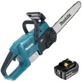 Makita DUC357Z + BL1830B - Drujba 35 cm 7.7 m/s + Acumulator Li-Ion 18 V 3 Ah