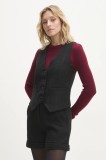 Answear Lab compleu femei, culoarea negru