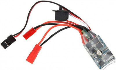 T Way Brush ESC, 30A 4-8V ESC Controller de viteză a motorului RC &amp;icirc;n două căi pe foto