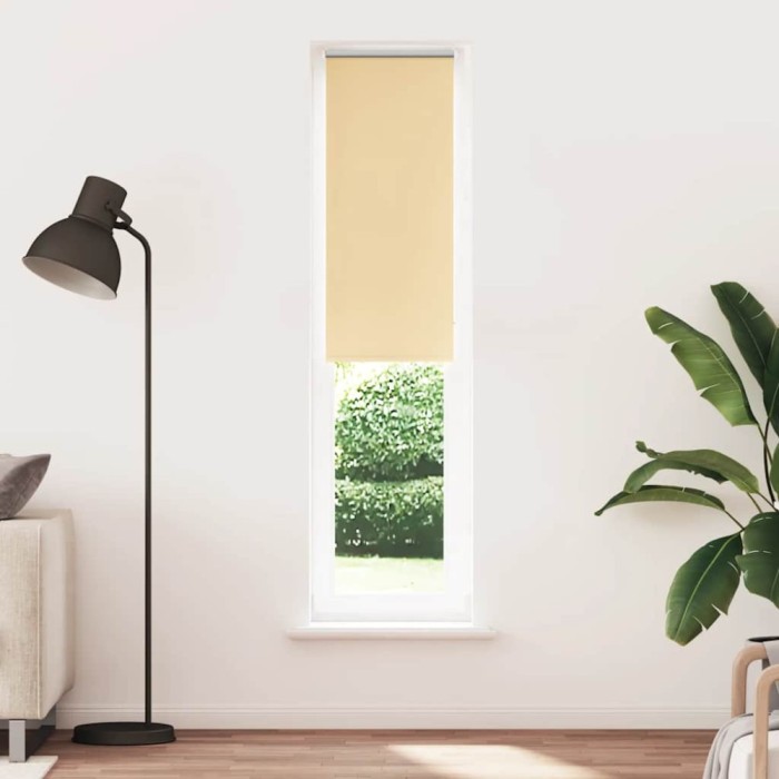 vidaXL Jaluzea cu role opace bej 50x210 cm lățime material 45,7 cm 4010780