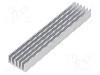 Radiator extrudat, aluminiu, 100mm x 21mm, naturala, FISCHER ELEKTRONIK - SK 652 100 AL