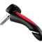 Maner Auto 4 in 1, Kit de Siguranta, Maner, LED, Cutter, Ciocan, din ABS si Aluminiu, 18 x 7 cm, Rosu/Negru