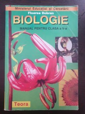 BIOLOGIE MANUAL PENTRU CLASA A V-A - Floarea Dobran