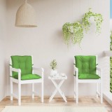 Cumpara ieftin Perne scaun spatar scund 2 buc. melanj verde 100x50x7 cm textil