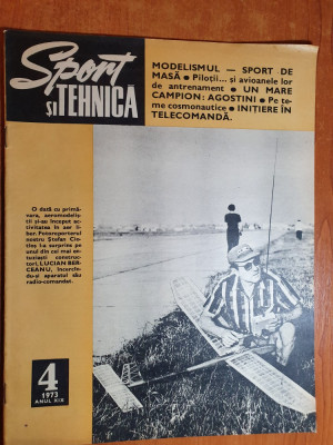 sport si tehnica aprilie 1973-pilotii si avioanele de antrenament,motociclism foto