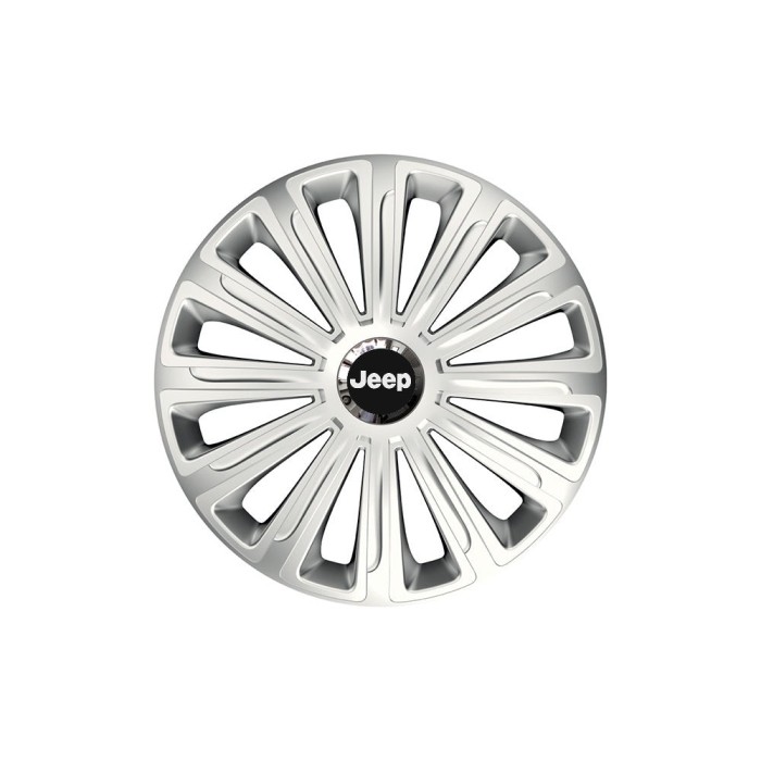 Set 4 capace roti Cu Inel Cromat Trend R16 Compatibil Cu Jeep
