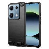 Husa Xiaomi Redmi Note 14S Asteroid GSM Carbon Silicone, negru