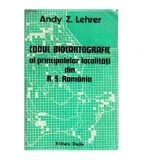 Andy Z. Lehrer - Codul biocartografic al principalelor localitati