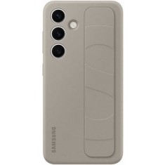 Husă cu prindere verticală Samsung Standing Grip Case pentru Galaxy S24, Cafeniu, Blister EF-GS921CUEGWW