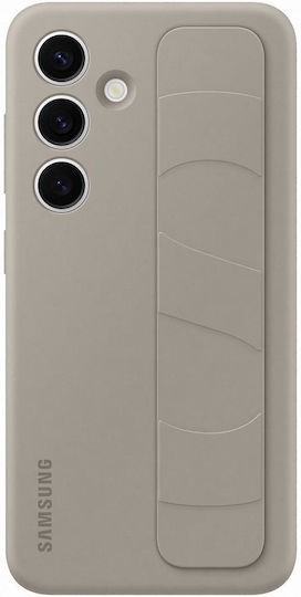 Husă cu prindere verticală Samsung Standing Grip Case pentru Galaxy S24, Cafeniu, Blister EF-GS921CUEGWW