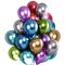 Set 50 Baloane din Latex Chrome, Flippy, Model Party, 23 cm, Multicolor, 2.2 g