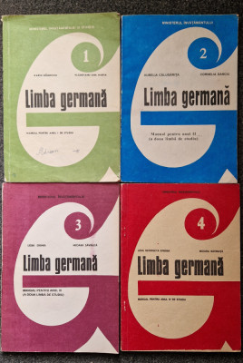 LIMBA GERMANA Manual pentru anul 1 + 2 + 3 + 4 de studiu - Eremia, Savinuta foto