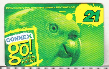 bnk card Romania - Connex - Reincarcare 21 $ - RO-CON-REF-0012