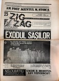 Zig Zag Magazin Nr 25 Almanah 1990 Coperti Brosate 16 Pagini Dimensiune 24x30 Cm Limba Romana Stare Buna