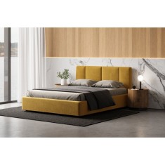 Pat tapițat dublu Mella 200x140x100cm