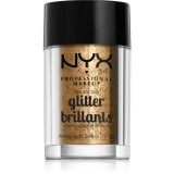 NYX Professional Makeup Face &amp; Body Glitter Brillants sclipici pentru față și corp culoare 08 Bronze 2.5 g