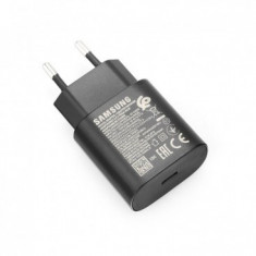 INCARCATOR RETEA USB SAMSUNG EP-TA800EBE, FAST CHARGE, 3A, 25W, 1 X USB TIP-C, NEGRU, BULK