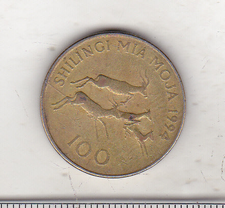 bnk mnd Tanzania 100 shilingi 1994
