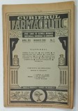 REVISTA CURIERUL FARMACEUTIC , ANUL VIII , NUMARUL 1 , IANUARIE , 1938