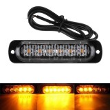 Stroboscoape 6 LED, lumini de avertizare galbene pentru platforma