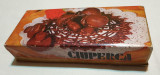 Cutie veche comunista de colectie CIUPERCA - Specialitati de ciocolata 1978 Rara