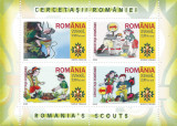 Romania, LP 1686/2005, Cercetasii Romaniei, bloc de 4, MNH, Nestampilat