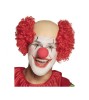 Peruca Clown Rosu cu Chelie Aplicata, Material Poliester, Marime Universala, Pentru Carnaval