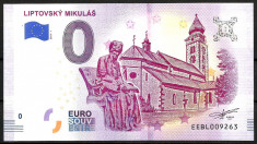 RARR : 0 EURO SOUVENIR - SLOVACIA , LIPTOVSKY MIKULAS - 2019.1 - UNC / IN SCAN foto