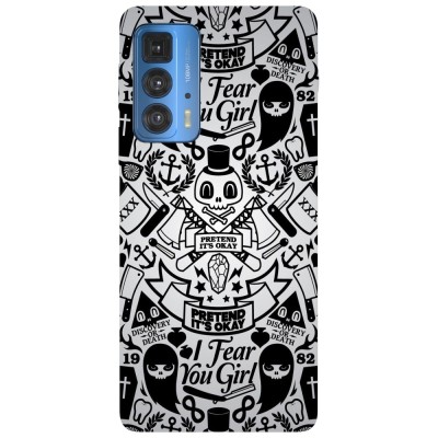Husa compatibila cu Motorola Edge 20 model Pretend It&amp;amp;#039;s ok, Silicon, TPU, Viceversa foto
