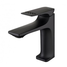 Baterie Lavoar BiXXBi Bath X, Cupru, Aerator Newport, Cartus Ceramic, Premium, Design Modern, Negru
