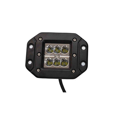 Proiector LED Auto Offroad 18W/12V-24V, 1320 Lumeni, Incastrabil, Spot Beam 8 Grade foto