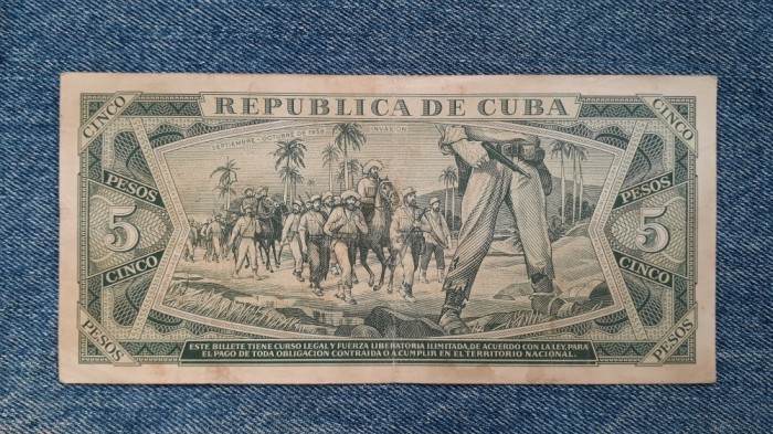 5 Pesos 1972 Cuba