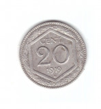 Moneda Italia 20 centesimi/cent 1919 R, stare buna, curata, Europa, Cupru-Nichel